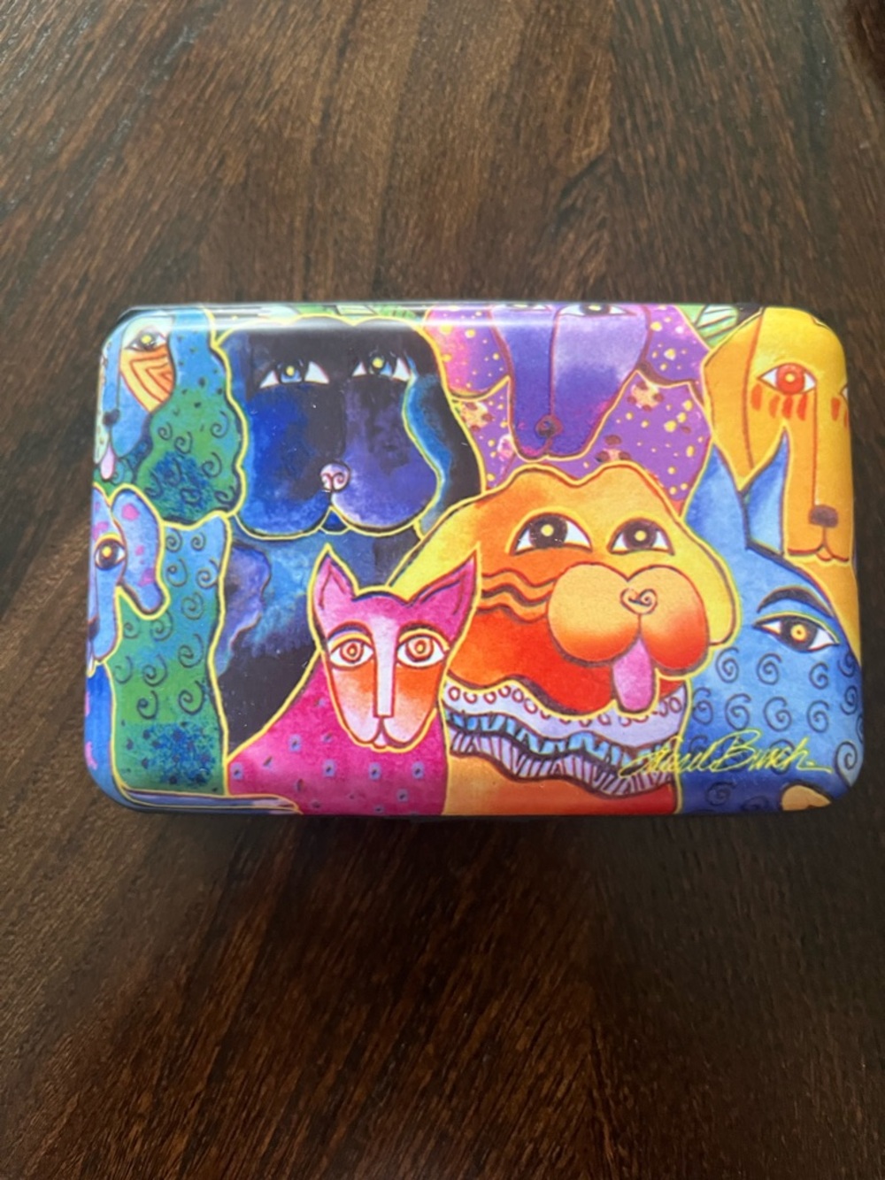 Monarque Laurel Burch Armored Wallet - Cocoa Cats or Burch Dogs - Picture 5 of 6